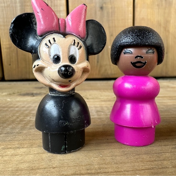 Vintage Fisher Price Little People Toy Figures Mixed Lot of 5 - Picture 5 of 6